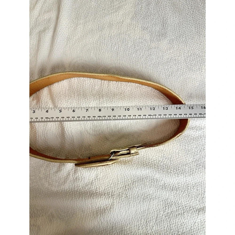 Authentic Mexican Leather Embroidered Belt Western YAC 42